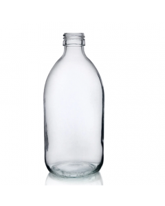 Clear Glass Bottle (Optional Pump) - 500ml