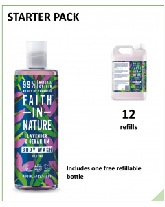 Faith In Nature – Lavender & Geranium – Body Wash – 5L