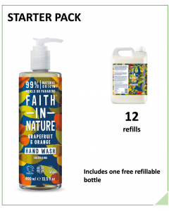 Faith In Nature – Grapefruit & Orange – Hand Wash – 5L