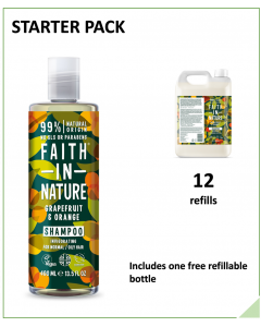 Faith In Nature – Grapefruit & Orange – Shampoo – 5L