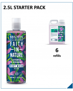 Faith In Nature – Lavender & Geranium – Body Wash – 2.5L
