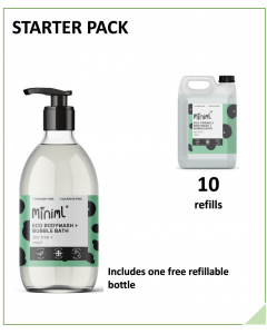 Miniml – Bodywash + Bubblebath - Tea Tree + Mint  – 5L