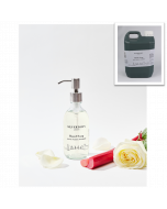 White Rose & Rhubarb Hand Soap  - 2L Refill Pack with a 300ml glass bottle and pump