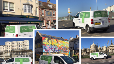 Look Out For Our Electric Vans Around Brighton